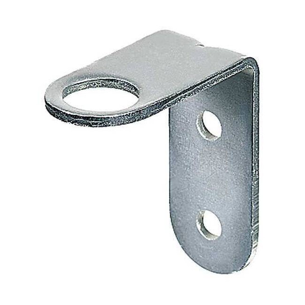 Dayton Wall Mount Bracket, Steel, Silver, 7/8 in Dia., 3 in Height 26ZT32