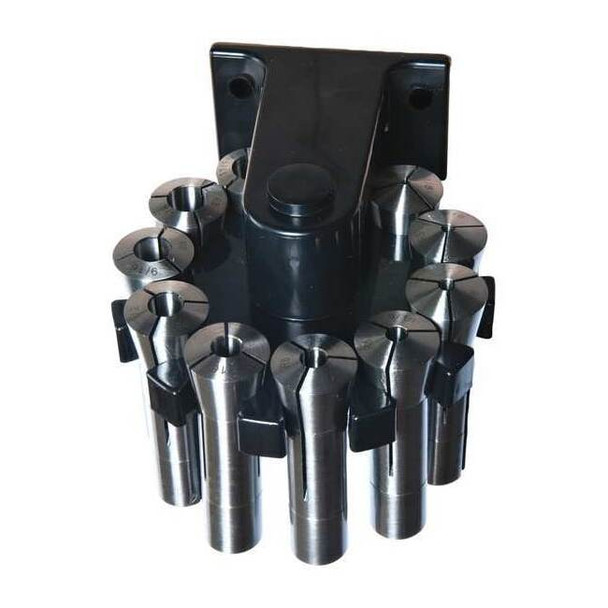 Dayton Collet Set,12 Pcs,"1/8" to 3/4" x 1/16" 5PZP0