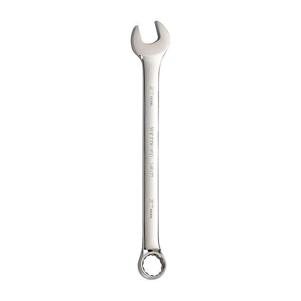 Westward Comb. Wrench,27mm,Metric,Full Polish 54RY72