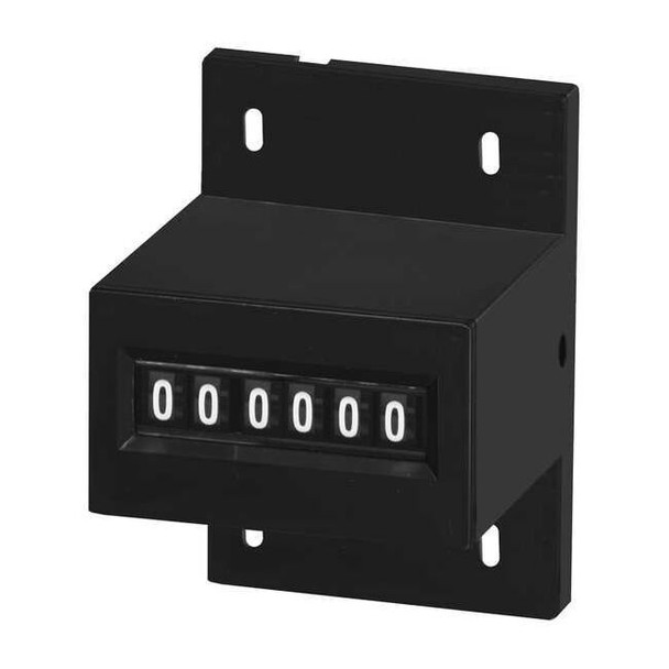 Dayton Counter,6 Digit,Base Mount,24VDC 1A788