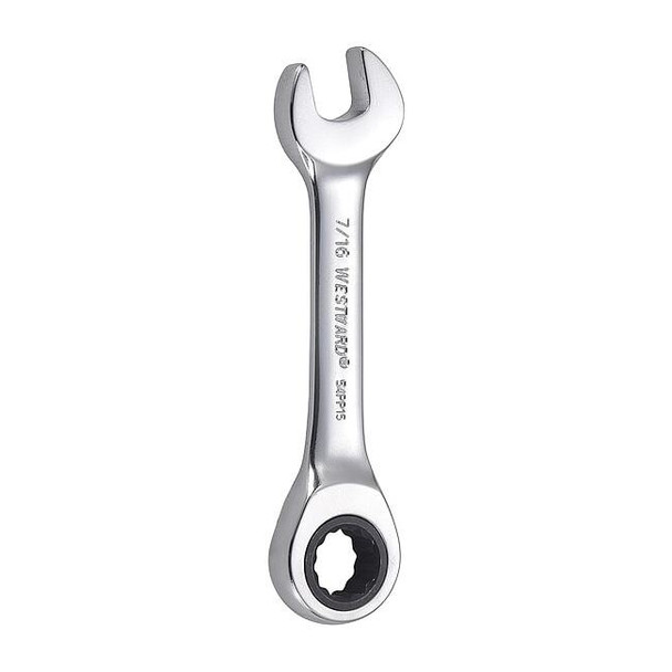 Westward Wrench, Combination/Stubby, SAE, 7/16" 54PP15