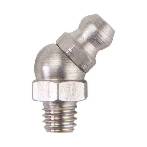 Westward Fitting,45 Deg.,SS,M6x1mm Thrd Size,PK10 52PA08