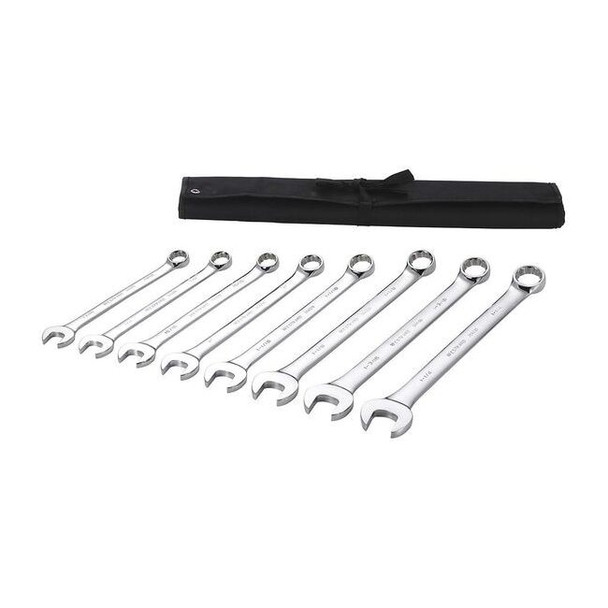 Westward Combo Wrench St,Steel,Full Polish,Offset 54DF92