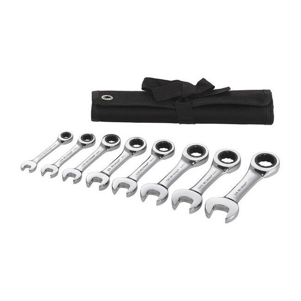 Westward Combo Wrench St,Steel,Fll Plish,Standard 54DG30