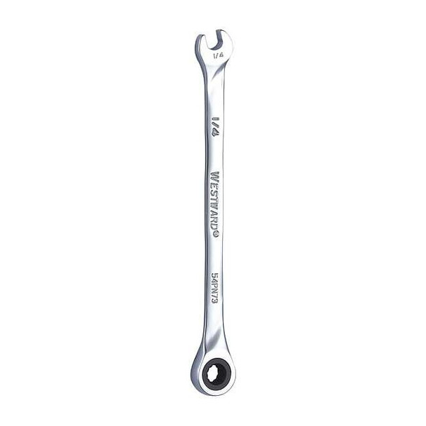 Westward Wrench,Combination/Extra Long,SAE,1/4" 54PN73