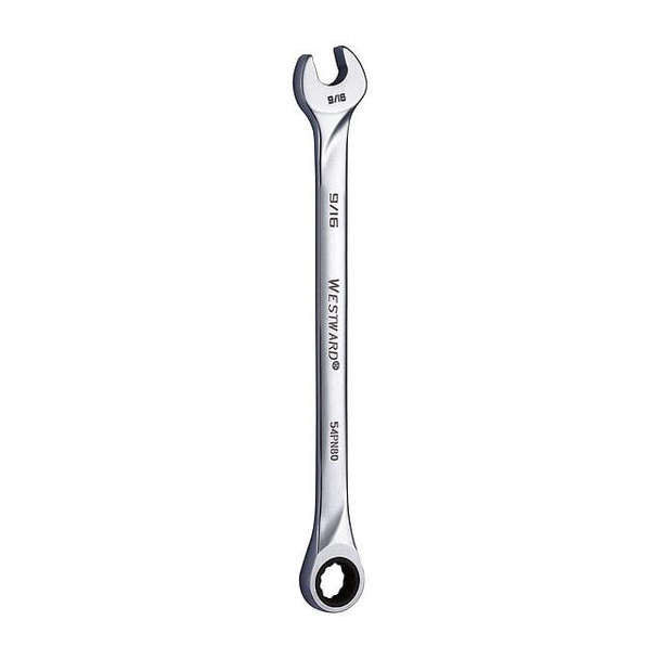 Westward Wrench,Combination/Extra Long,SAE,9/16" 54PN80