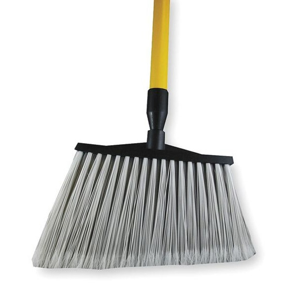 9 in Sweep Face Angle Broom, Soft, Synthetic, Black (Formerly Tough Guy)