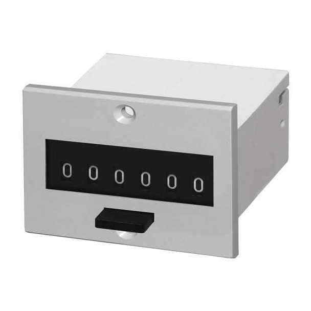 Dayton Counter,6 Digit,Panel Mount,115VAC 1A124