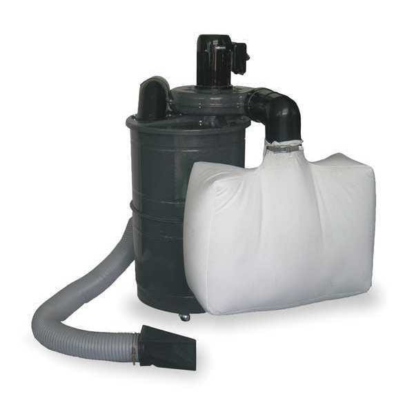 Dayton Wood Dust Collector, 1,100 cfm CFM Max Flow, 1 1/2 hp, Single Phase 3AA17