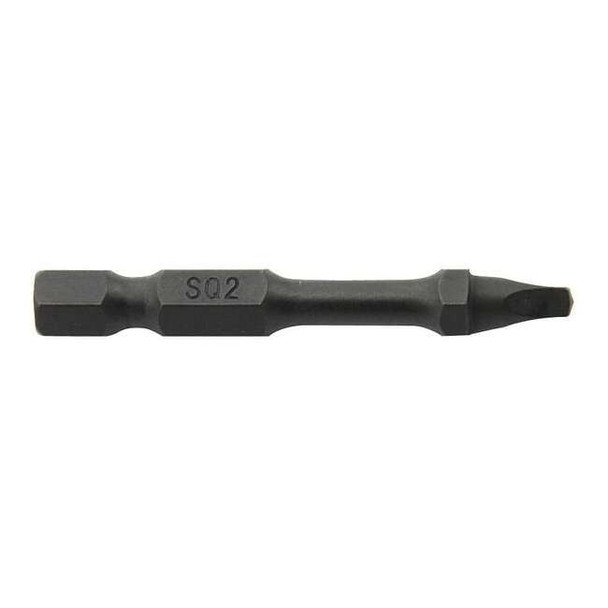 Westward Power Bit,SAE,1/4",Hex Power Drive,No 3,2" 38RW03
