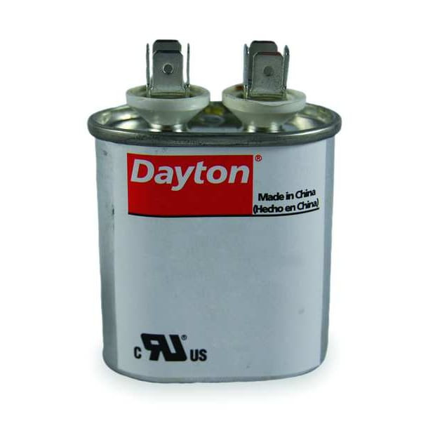 Dayton Run Capacitor,4 MFD,440V,Oval 2MDY4
