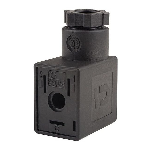Parker Solenoid Coil Connector, 3 Pin, 30 mm PS2028BP