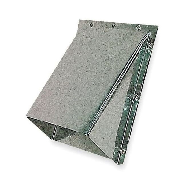 Dayton Unvented Outlet Cap w/Flapper,4 In 3F839