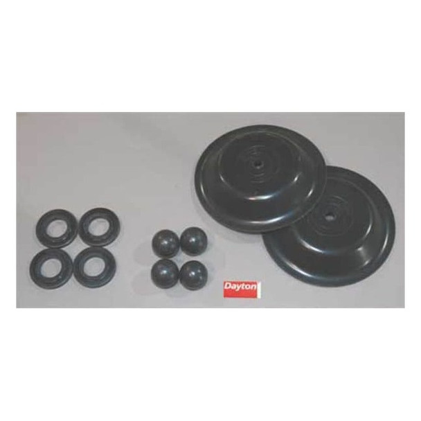 Dayton Fluid End Repair Kit, Buna-N Ball 6PY68