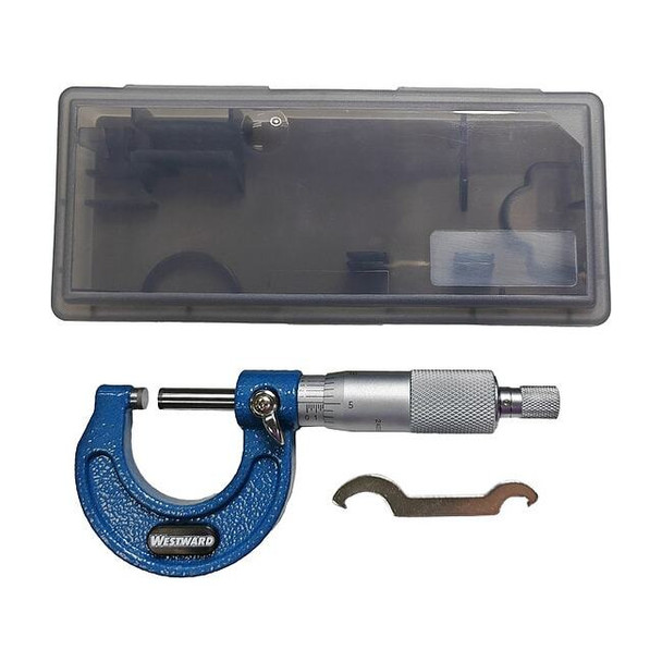 Westward Micrometer,0 to 1",0.001,Friction 4KU90