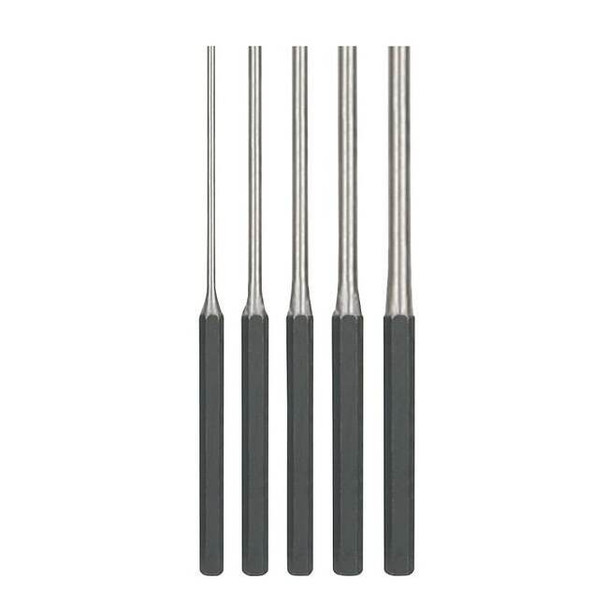 Westward Drive Pin Punch Set,1/8 To 3/8 In,5 Pcs 2AJB1