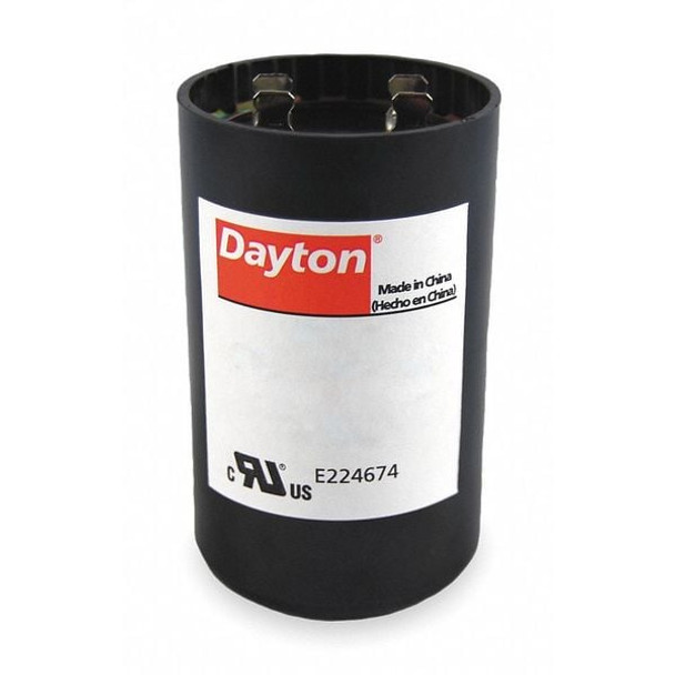 Dayton Motor Start Capacitor,708-850 MFD,Round 6FLL4 Dayton Motor Start Capacitor,708-850 MFD,Round 6FLL4