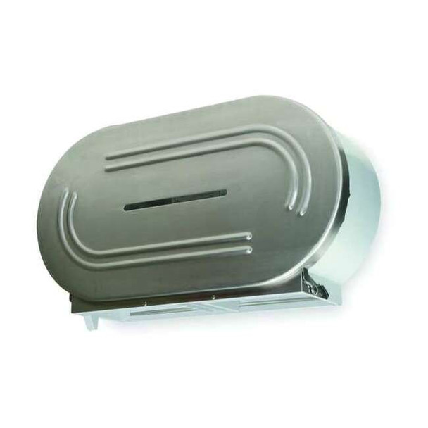 Tough Guy Toilet Paper Dispenser,(2) Rolls,SS 1ECK1
