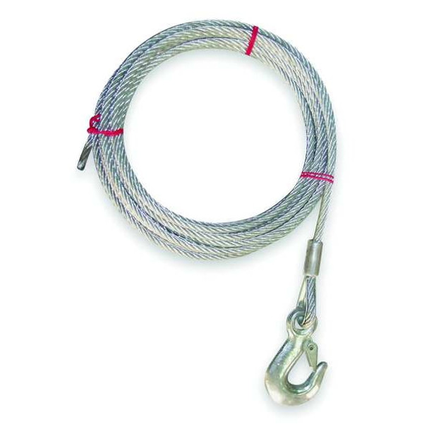 Dayton Winch Cable,GS,1/4 In. x 25 ft. 1DLJ9