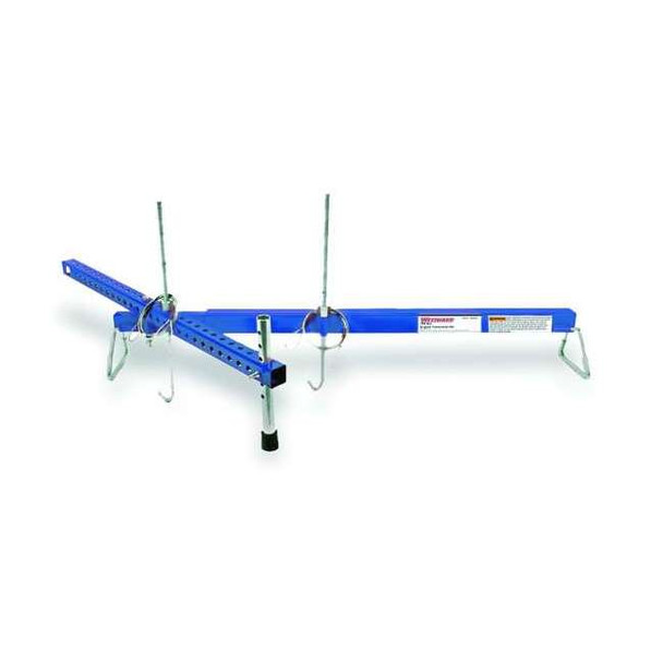 Westward Engine Transverse Bar,Blue,36-61in,Steel 1MZK1