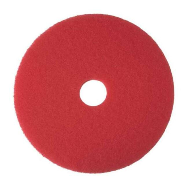 Tough Guy Buffing Pad,Red,Size 17",Round,PK5 402W38