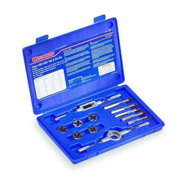 Manufacturer Varies Tap and Die Set, Plug, 12 1PZ44