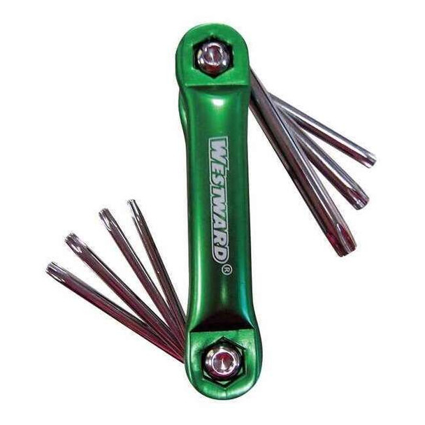 Westward 8 Piece Torx? Fold-Up Torx? Key Set, 5YUU7 5YUU7
