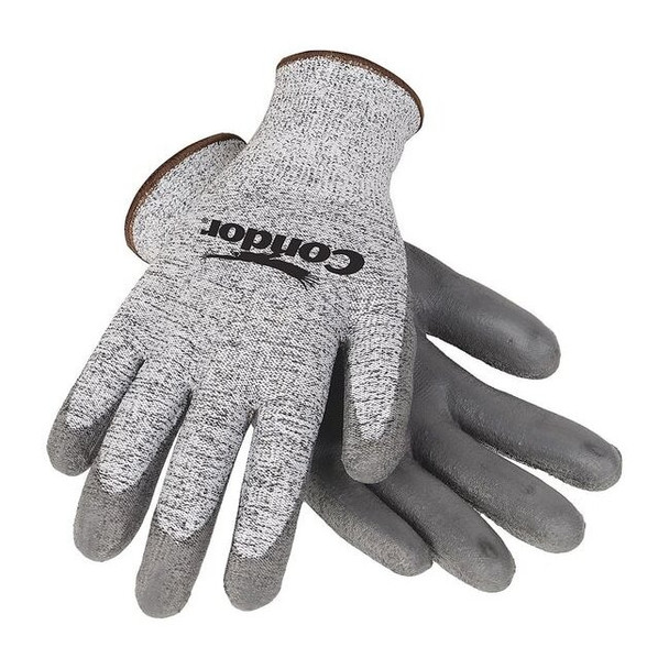 Cut Resistant Coated Gloves, Cut Level 3 ,Polyurethane ,Smooth ,S 1 PR
