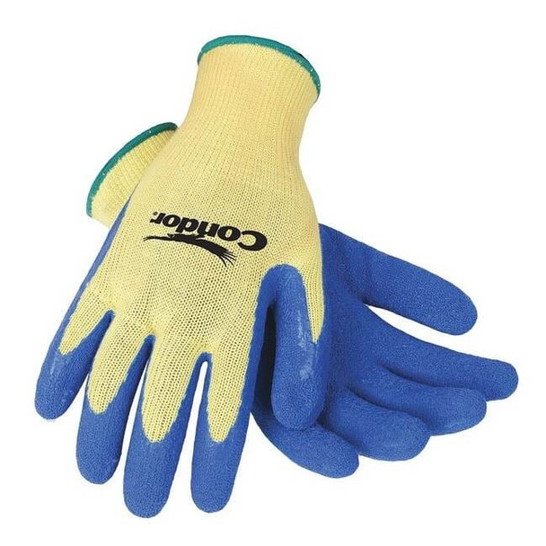 Cut Resistant Coated Gloves, Cut Level A3 ,Dipped ,Latex ,Rough ,M 1 PR