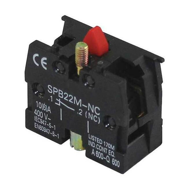 Dayton ContactBlock,Black,1NC,22mm 20C817