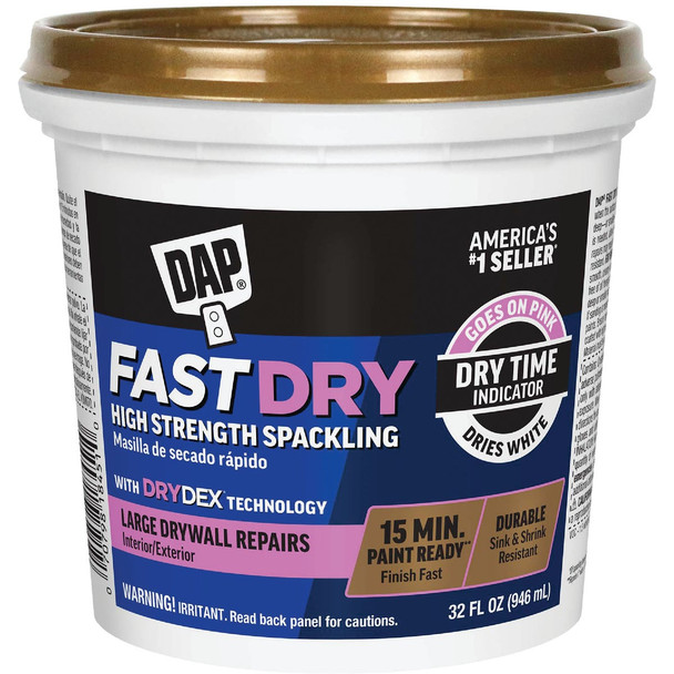 DAP Fast Dry 32 Oz. High Strength Spackling with DryDex Technology 7079818451