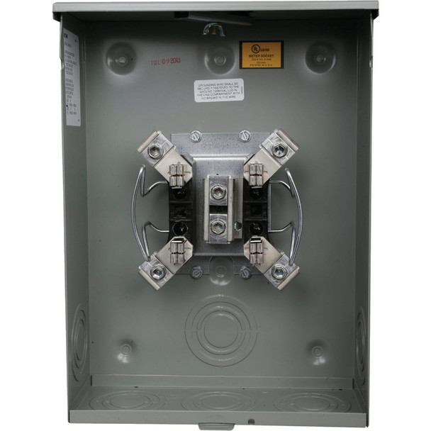 Eaton 200A 600V 4-Jaw MEG Approved Meter Socket UTRS213CFLCH