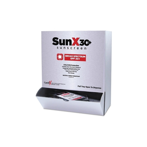 SunX30 Sunscreen Lotion Packet, 50 per Box