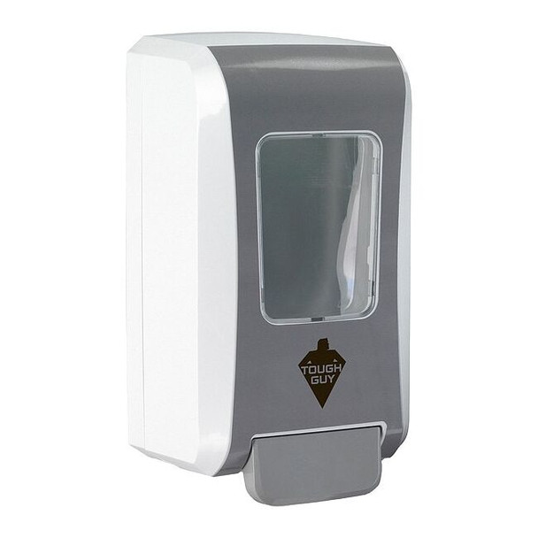 Manufacturer Varies Foam Soap Dispensr, Push-Style, 2000mL, White/Gray 40ZJ78