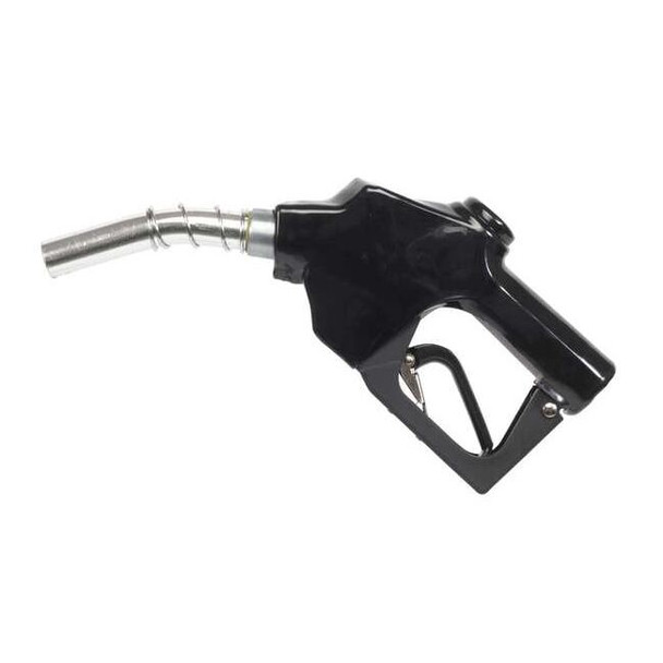 Dayton Fuel Nozzle, 1 in, FNPT, Curved, 6 in Aluminum Spout 10J823