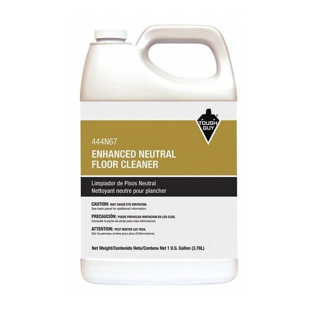 Tough Guy Enhanced NeutralFloorCleaner,Liquid,1gal 444N67