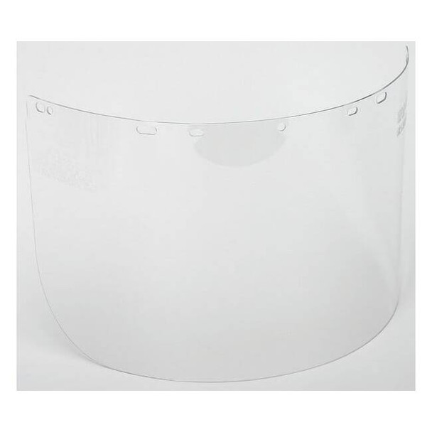 Condor Face Shield Visor, Clear Visor, 8" Height, Uncoated Lens, Clear 4EZD1