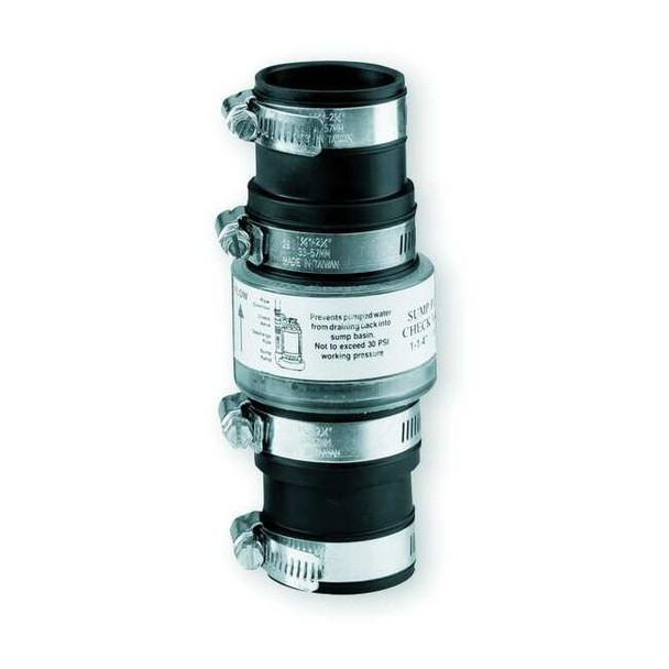 Dayton 1-1/4" or 1-1/2" Slip Union TPR Check Valve 4UN79