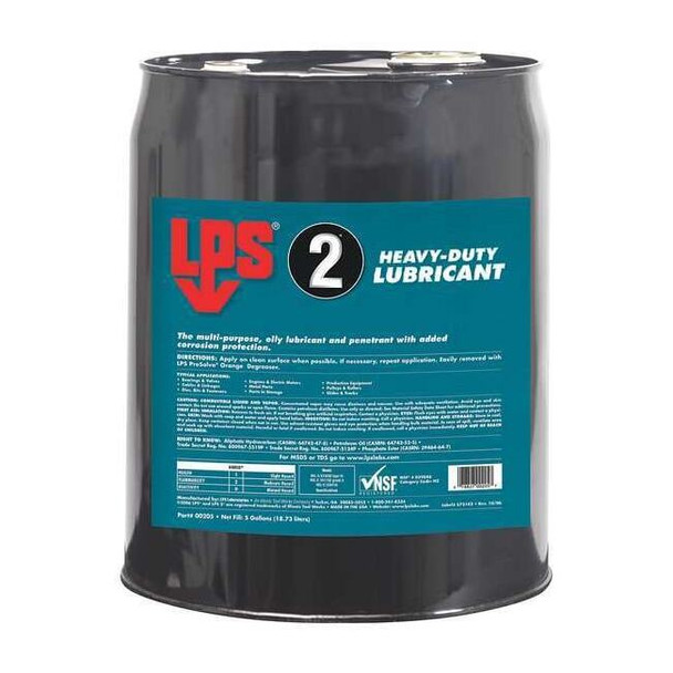 Lps Multipurpose Lubricant, 5 gal., Pail, Mineral Oil, Brown 00205