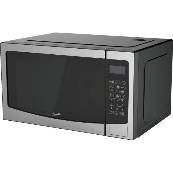Avanti 1.1CF 1000W Black with Stainless Steel Front Microwave MT115V3STH