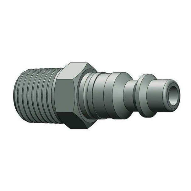 Dixon Male to Industrial Plug,(M)NPT,1/4,SS D2M2-S