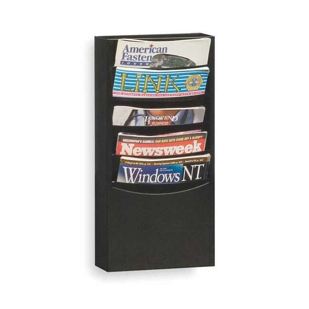 Durham Mfg Literature Rack,Compartment 5,Blk 403-08