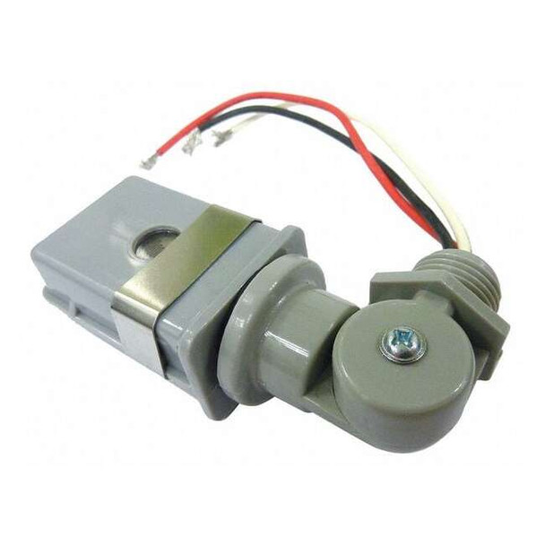Dayton Incandescent Photocontrol, 1,800 W, Gray 26WA81
