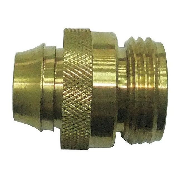 Westward Hose Connector,Male,Brass,100 psi 20KP38