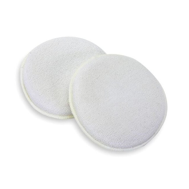 Tough Guy Microfiber Applicator Pad, White, 2PK 2ZPE7