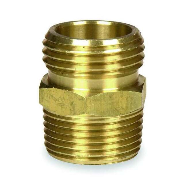Westward Garden Hose Adapter,1/2"x3/4",NPTxNH 4KG81