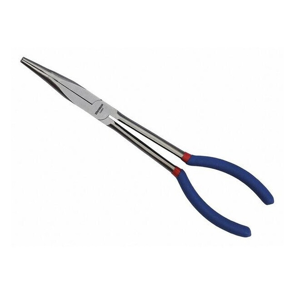 Westward 10 7/8 in Bent Long Nose Plier Dipped Handle 1UKK7