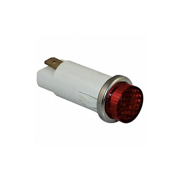 Dayton Raised Indicator Light,Red,120V 22NY48