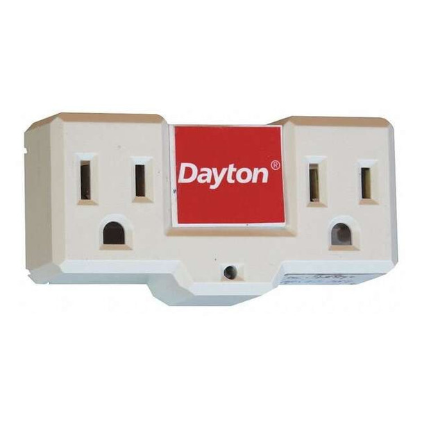 Plug-In Freeze Protection Thermostat, Heat Only, 35 to 45F, 120V AC