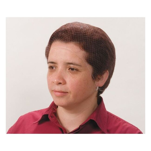 Manufacturer Varies Hairnet, Nylon, 21 in Dia., White, M, 144 PK 1TTU1